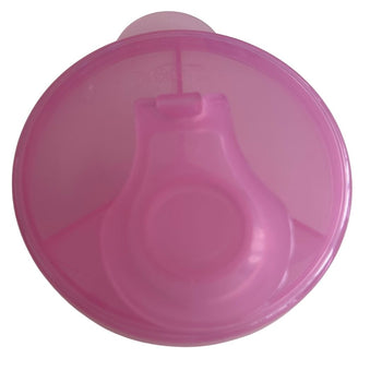 Dr. Brown's 3-Section Milk Powder Dispenser with Flip Top Lid - Pink