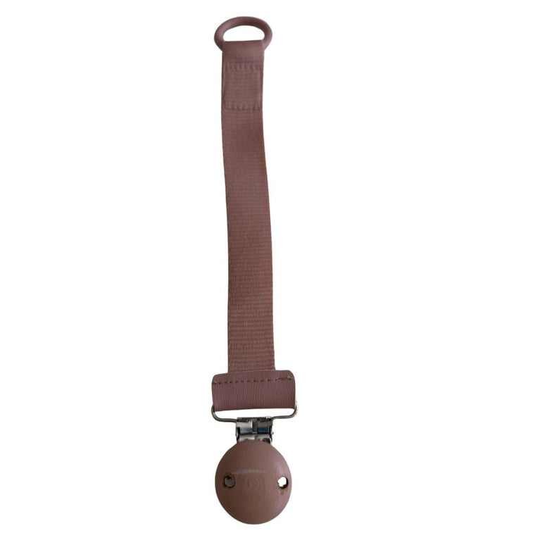 Elodie Details Pacifier Clip Wood - Faded Rose