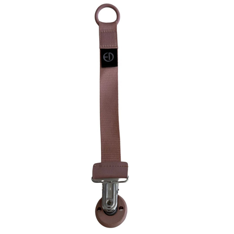 Elodie Details Pacifier Clip Wood - Faded Rose