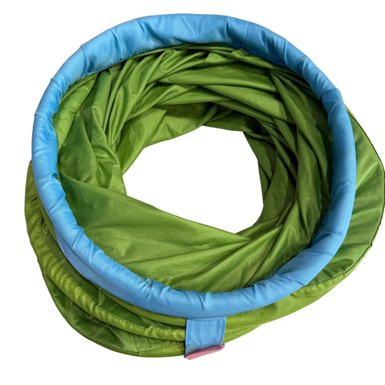 IKEA BUSA Fold-Up Play Tunnel 145 cm Long - Green