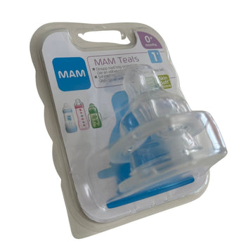 Mam Teats Size 1 Slow Flow SkinSoft Silicone - 0 months+ (Pack of 2)