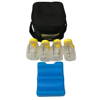 Medela Breastmilk Feeding Storage Bottles - Cooler Bag - 150ml 4pcs