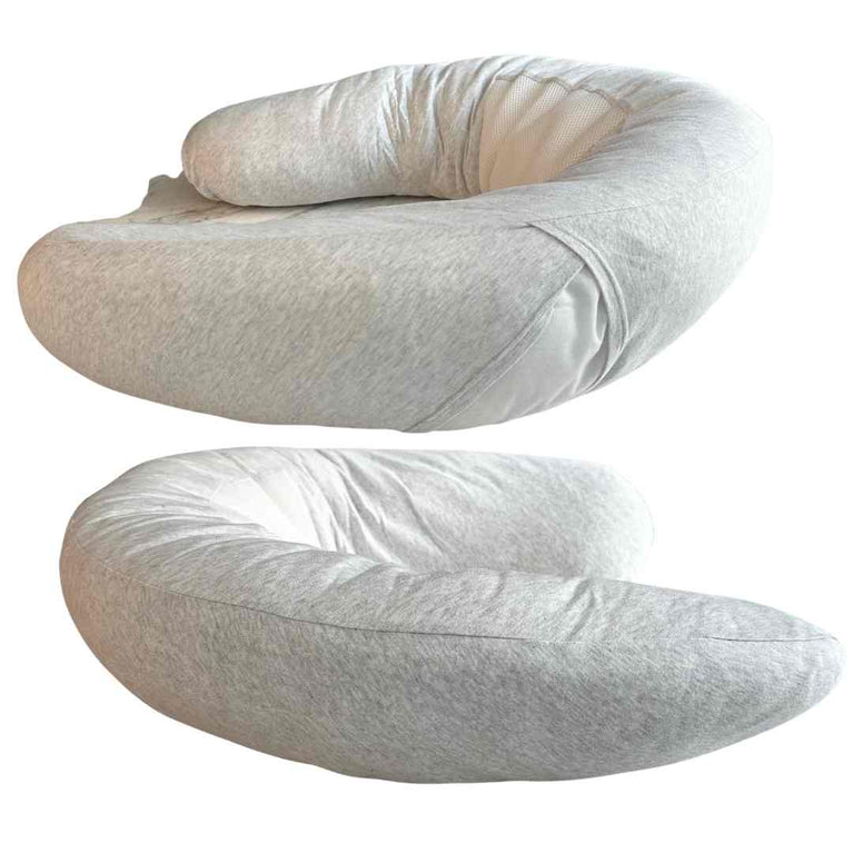 Purflo Breathe Pregnancy Pillow for Mums - Minimal Grey