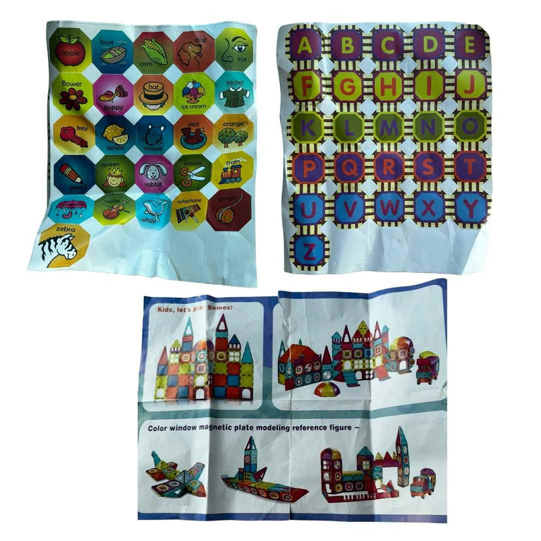 Magnetic Tiles - Coloured Window Building Blocks