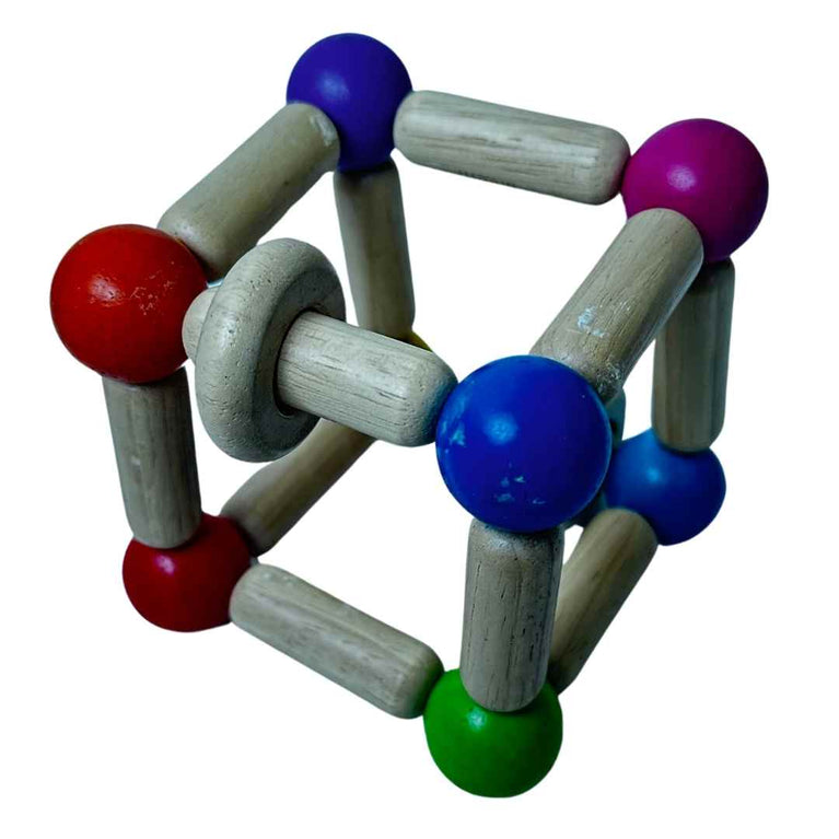 Plan Toys Wooden Square Clutching Toy