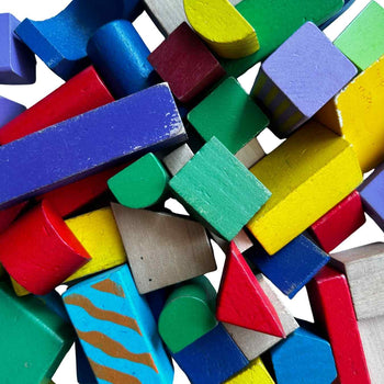 Viga Colourful Block Set (50 Pcs)