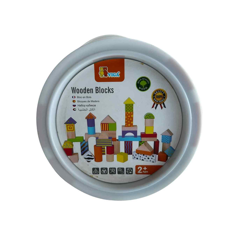 Viga Colourful Block Set (50 Pcs)