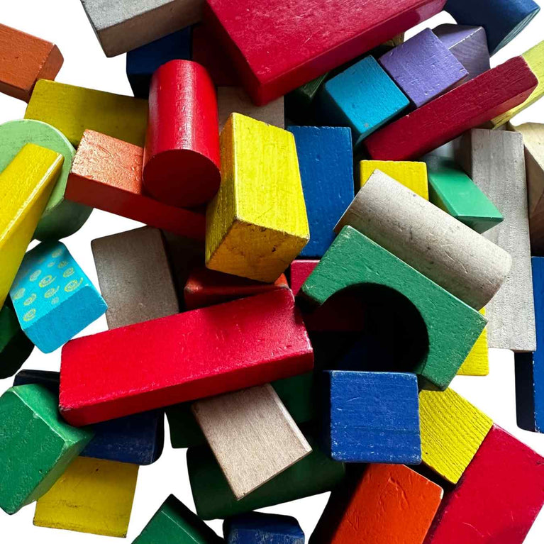 Viga Colourful Block Set (50 Pcs)