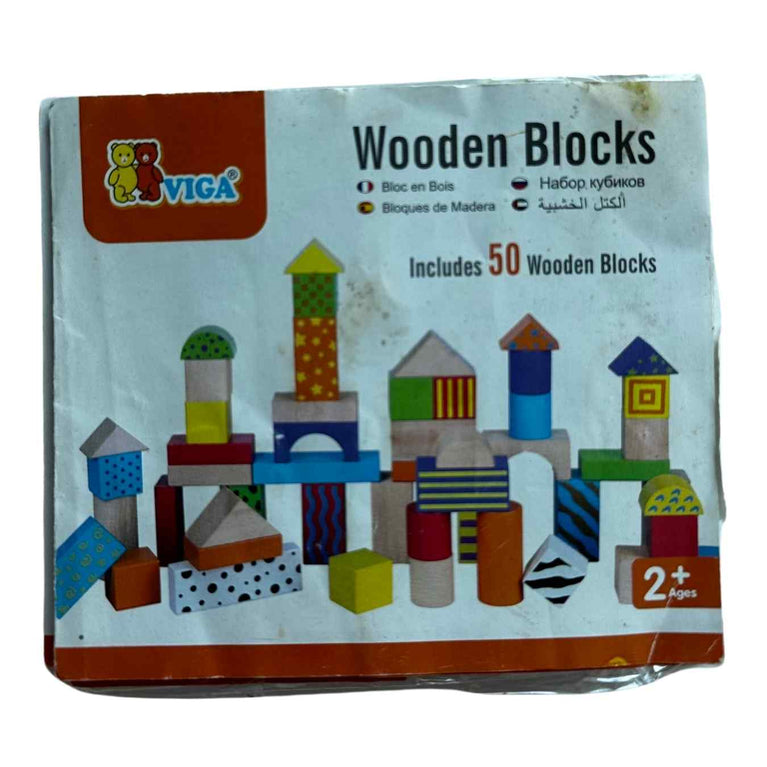 Viga Colourful Block Set (50 Pcs)
