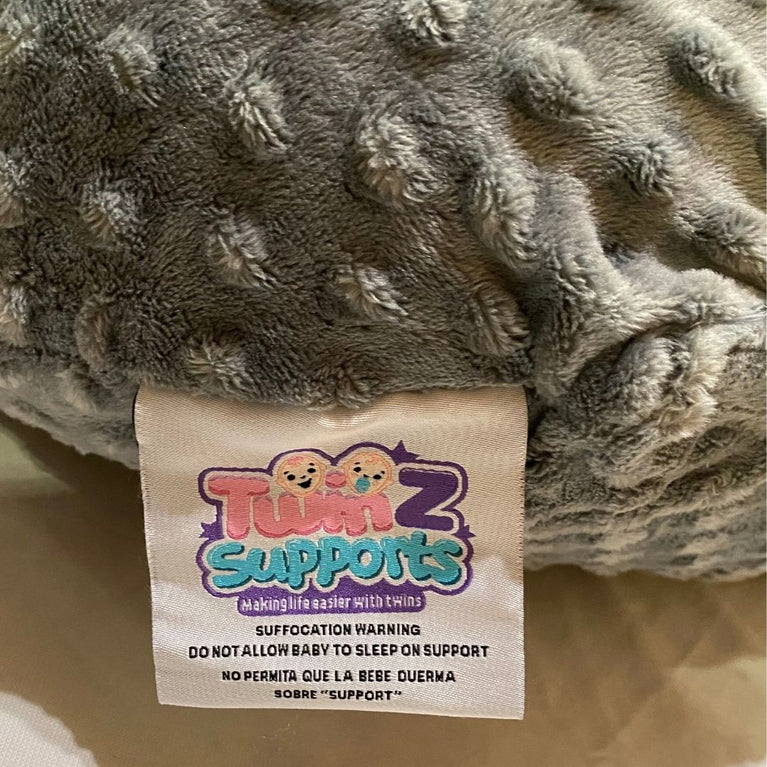 Twin-Z Nursing Pillow - Grey