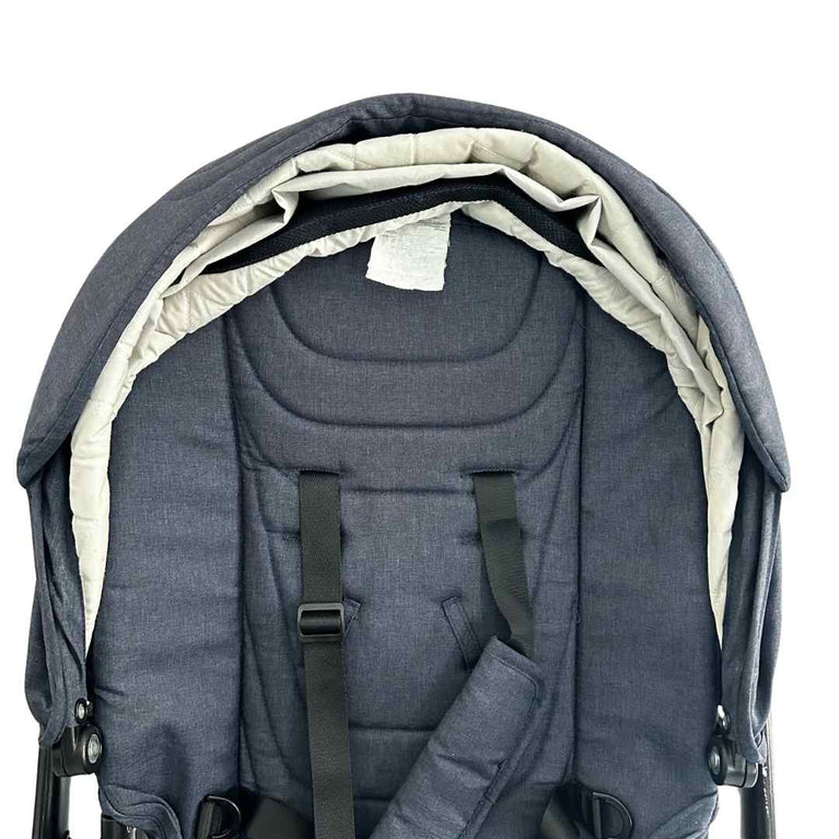 Giggles Lawson Stroller with Bassinet - Grey
