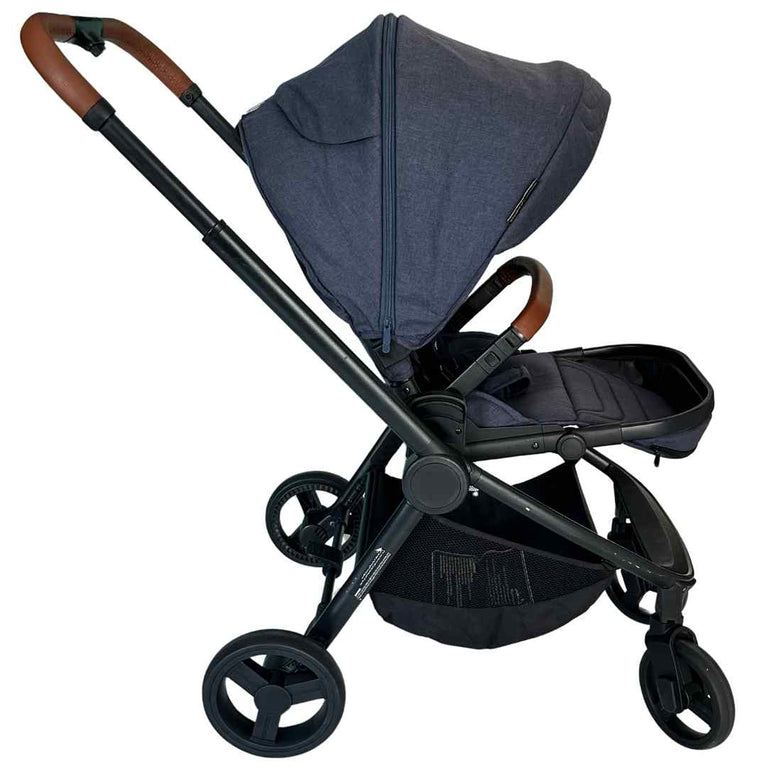 Giggles Lawson Stroller with Bassinet - Grey