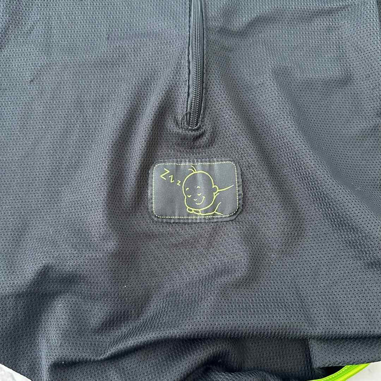 SnoozeShade Original (0-6m) Universal Sun Shade For Strollers - Green / Black