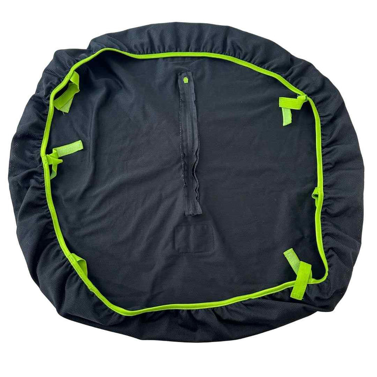 SnoozeShade Original (0-6m) Universal Sun Shade For Strollers - Green / Black