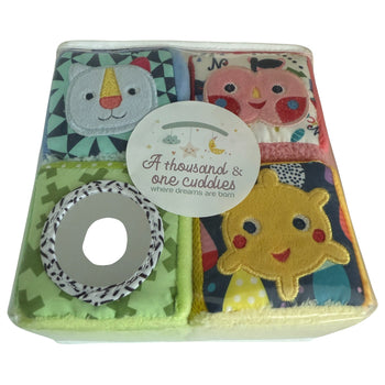 A Thousand & One Cuddles - Set of 4 Cloth Multi-Sensory Cubes