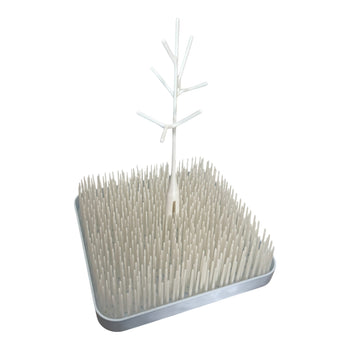 Boon Lawn Countertop Drying Rack plus Drying Twig Bundle - White