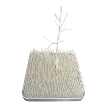 Boon Lawn Countertop Drying Rack plus Drying Twig Bundle - White