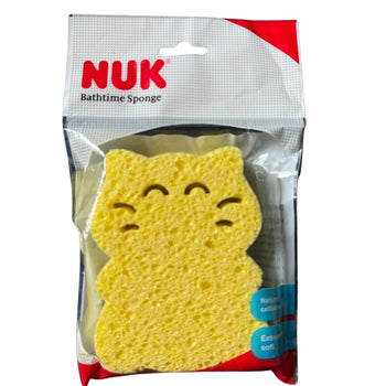 NUK Extra Soft Bathtime Sponge - Yellow