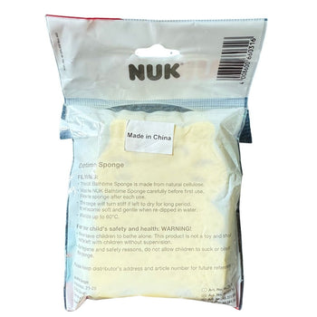 NUK Extra Soft Bathtime Sponge - Yellow