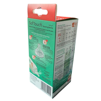 Pigeon SofTouch Anti-Colic Plastic Feeding Bottle (160ml / 5 oz)