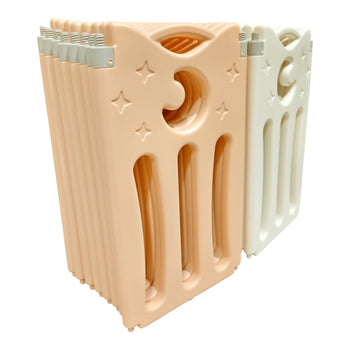 Little-Angel-Foldable-Baby-Playpen-With-Fence-For-Indoor-Pink-1-1