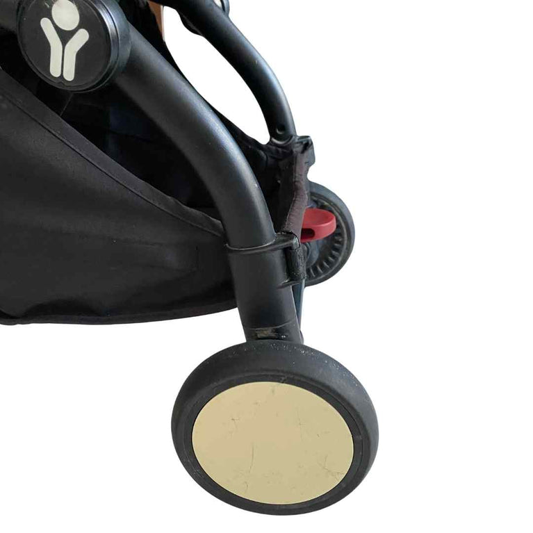 Babyzen YOYO+ Complete Stroller Set With Black Frame & 6m+ Red Color Pack