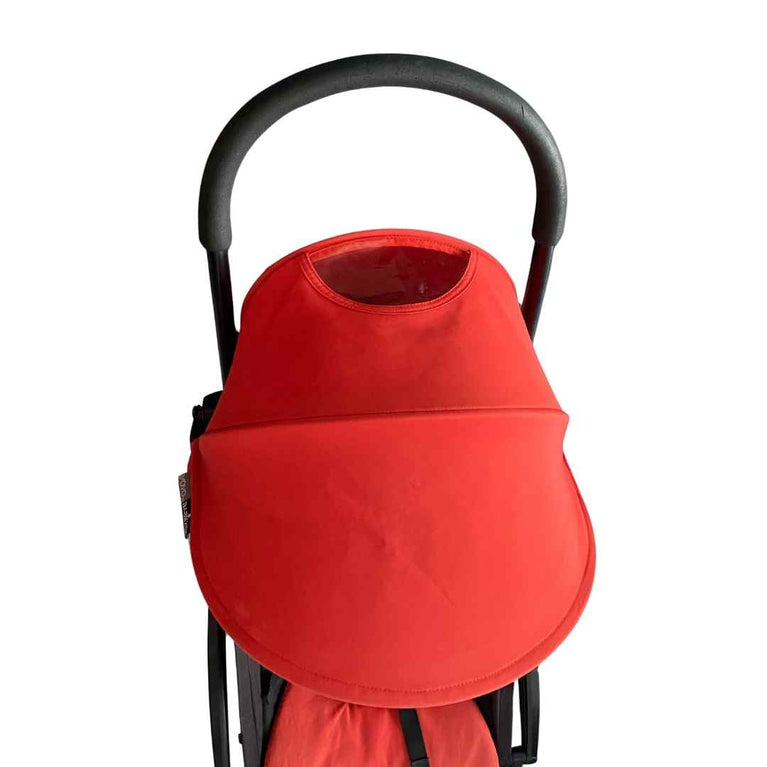 Babyzen YOYO+ Complete Stroller Set With Black Frame & 6m+ Red Color Pack