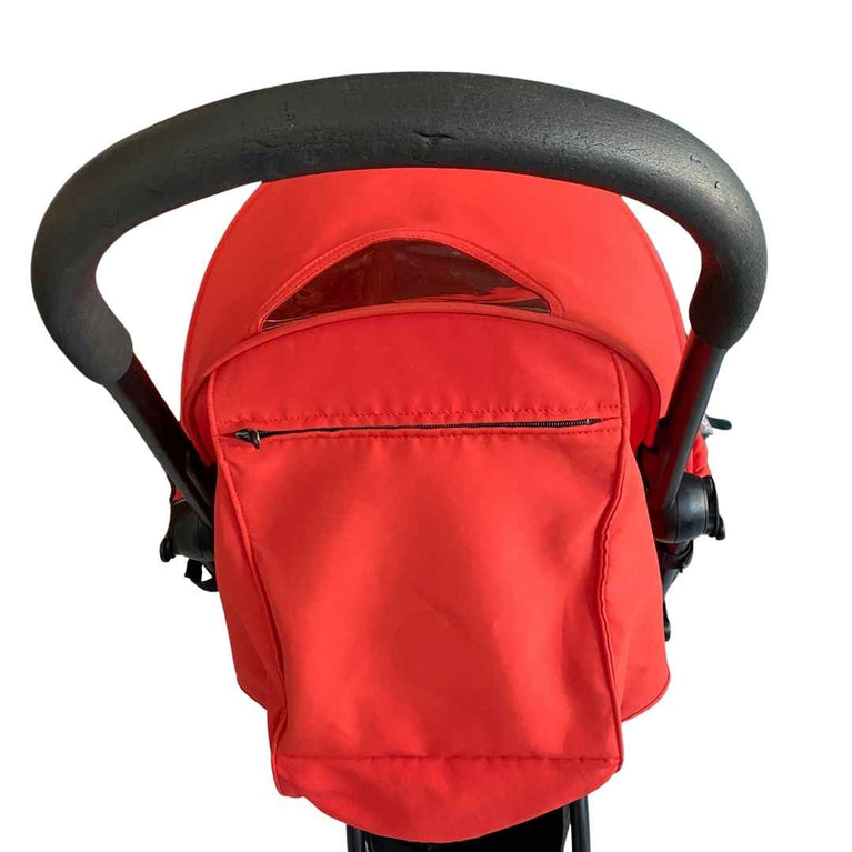 Babyzen YOYO+ Complete Stroller Set With Black Frame & 6m+ Red Color Pack