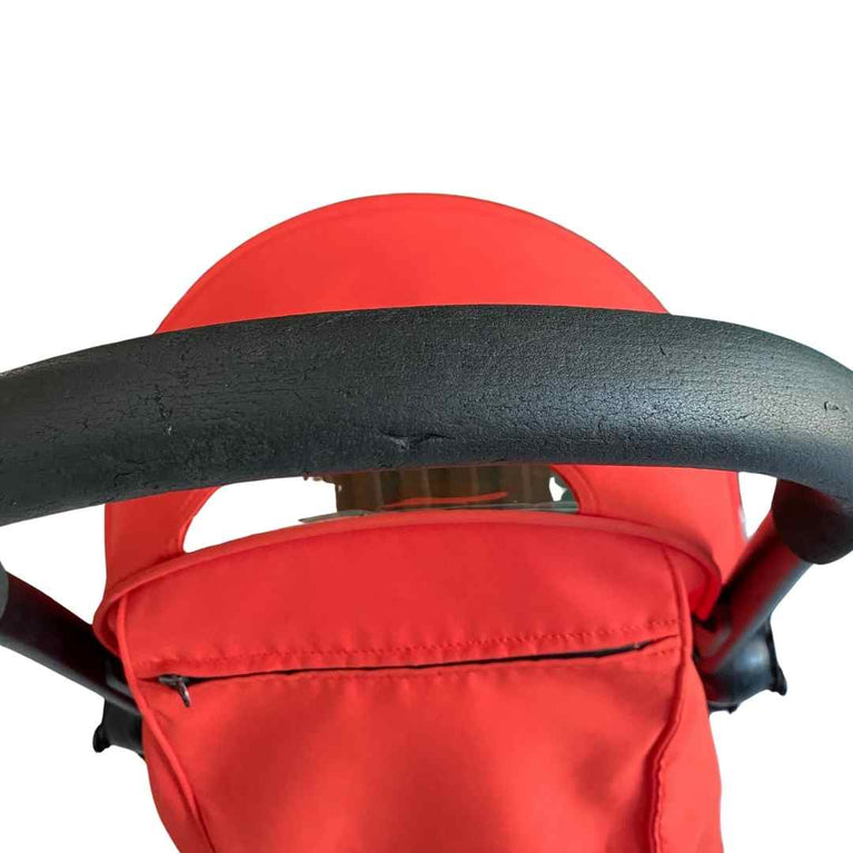 Babyzen YOYO+ Complete Stroller Set With Black Frame & 6m+ Red Color Pack