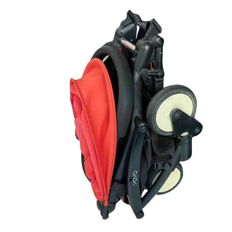 Babyzen YOYO+ Complete Stroller Set With Black Frame & 6m+ Red Color Pack