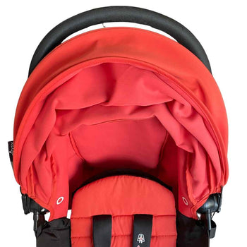 Babyzen YOYO+ Complete Stroller Set With Black Frame & 6m+ Red Color Pack