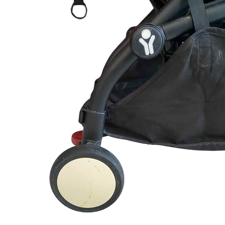 Babyzen YOYO+ Complete Stroller Set With Black Frame & 6m+ Red Color Pack