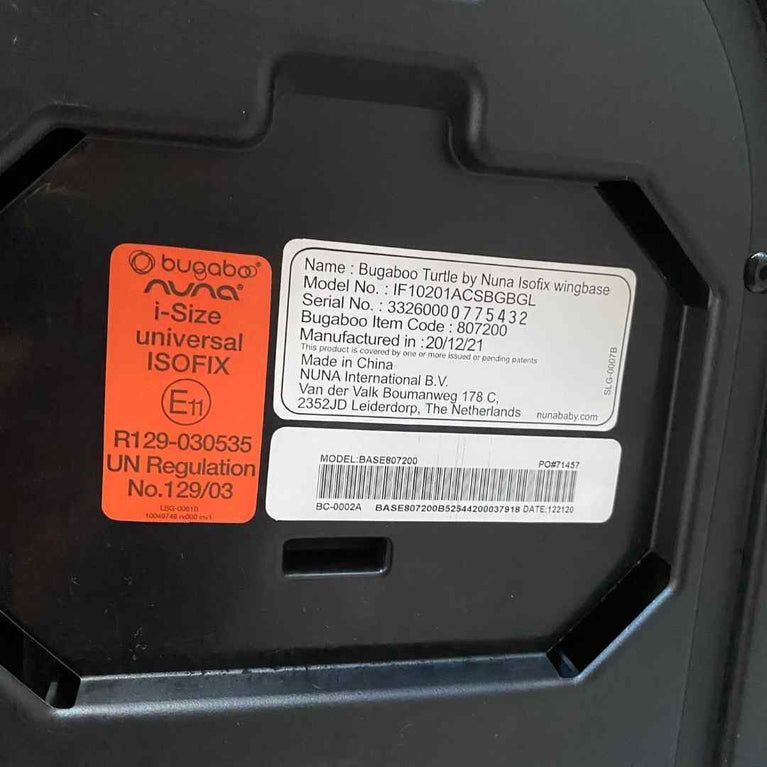 Bugaboo Turtle Air by Nuna Isofix Wingbase