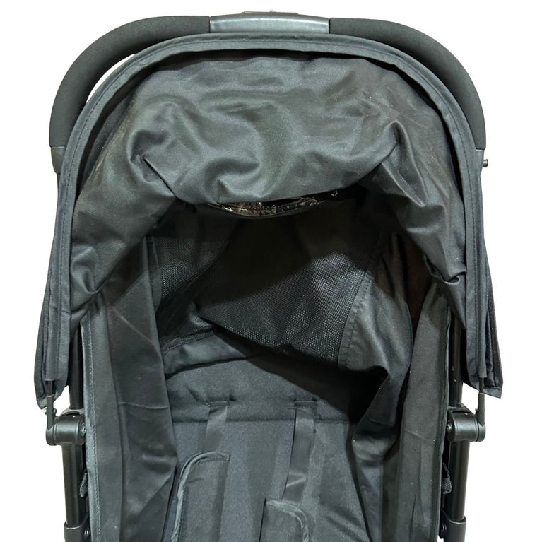 Teknum Travel Cabin Stroller with Extra Wide Canopy - Black