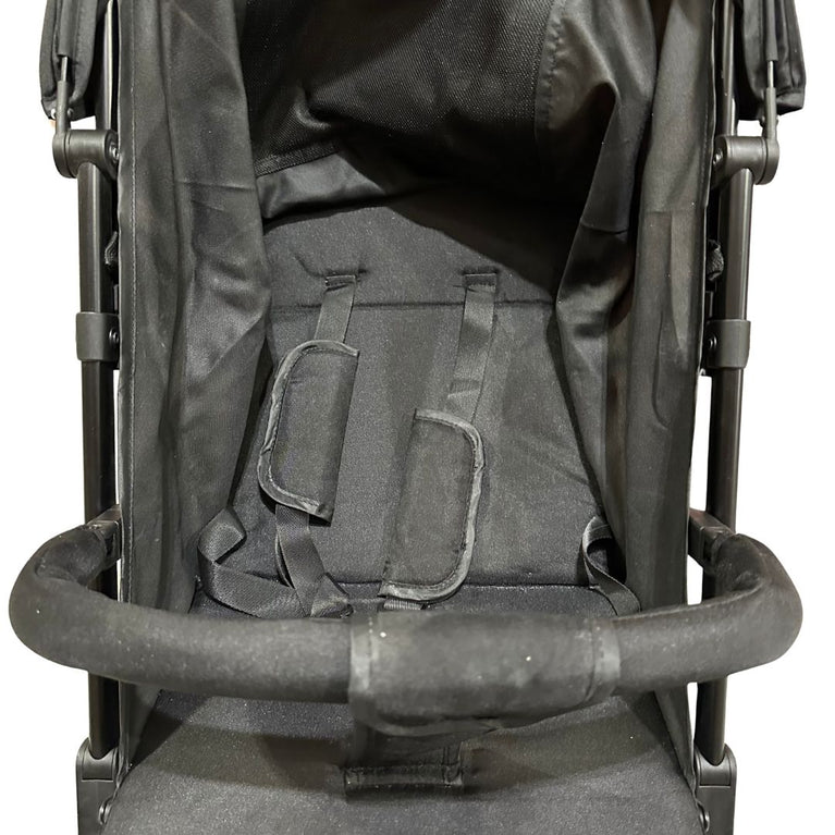 Teknum Travel Cabin Stroller with Extra Wide Canopy - Black