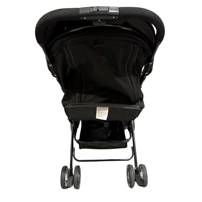 Teknum Travel Cabin Stroller with Extra Wide Canopy - Black