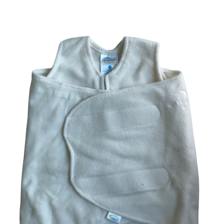 Halo Sleepsack Swaddle Fleece - Cream