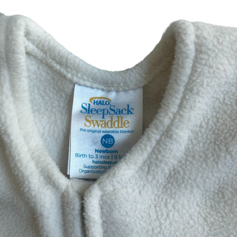 Halo Sleepsack Swaddle Fleece - Cream
