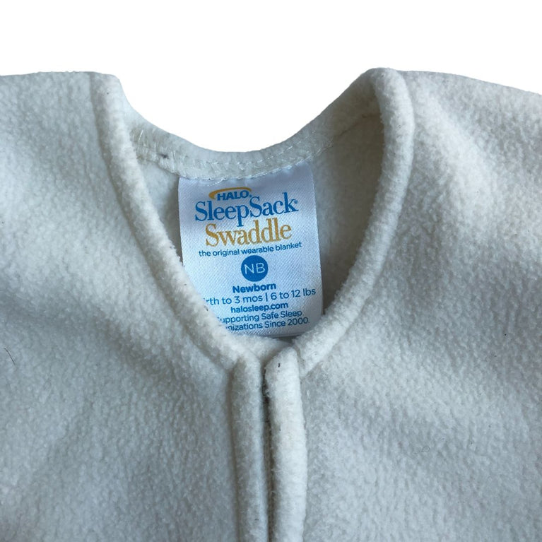 Halo Sleepsack Swaddle Fleece - Cream
