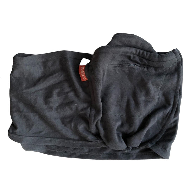 Caboo Close Organic Cotton Baby Carrier - Charcoal Grey