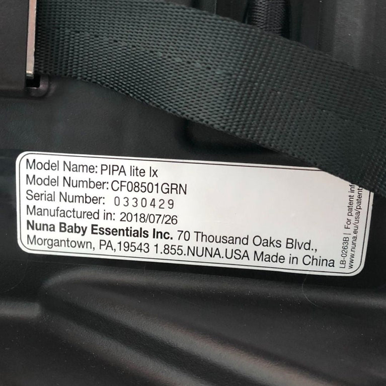 Nuna Pipa Lite lx Car Seat with Lite lx Base - Grey