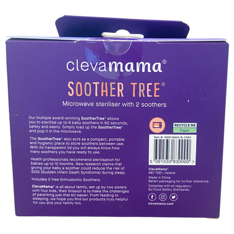 Clevamama Soother Tree Microwave Soother Steriliser