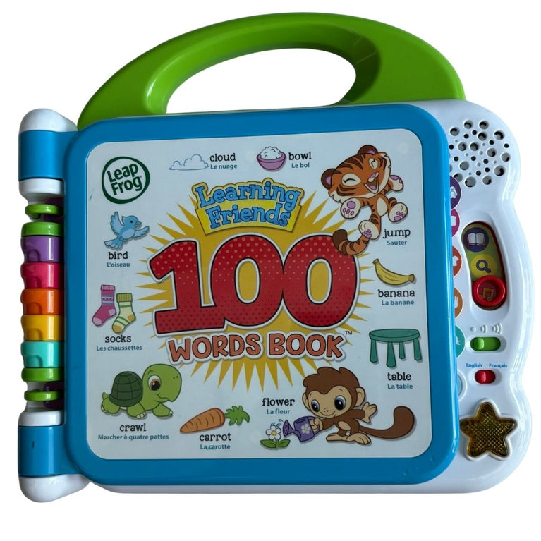 Leapfrog Learning Friends 100 Words Book - English and French