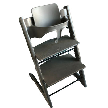 Stokke Tripp Trapp High Chair Bundle - Storm Grey