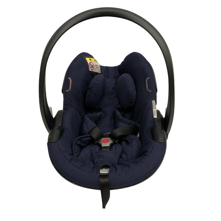 Stokke Xplory Travel System Bundle (Stroller+Bassinet+Car Seat+Carry Bags)- Navy Blue (2016)