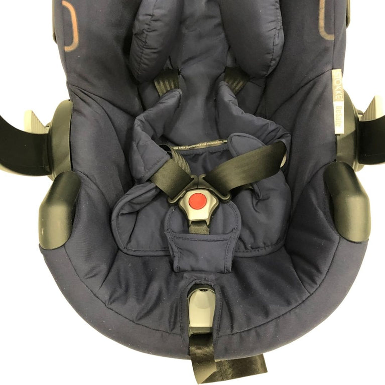 Stokke Xplory Travel System Bundle (Stroller+Bassinet+Car Seat+Carry Bags)- Navy Blue (2016)