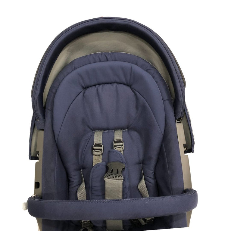 Stokke Xplory Travel System Bundle (Stroller+Bassinet+Car Seat+Carry Bags)- Navy Blue (2016)
