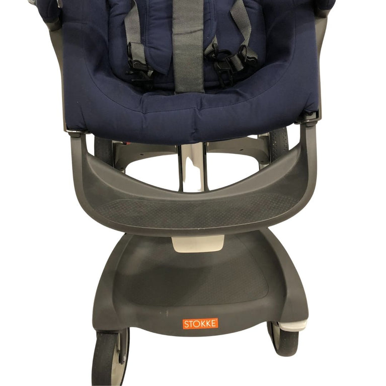 Stokke Xplory Travel System Bundle (Stroller+Bassinet+Car Seat+Carry Bags)- Navy Blue (2016)