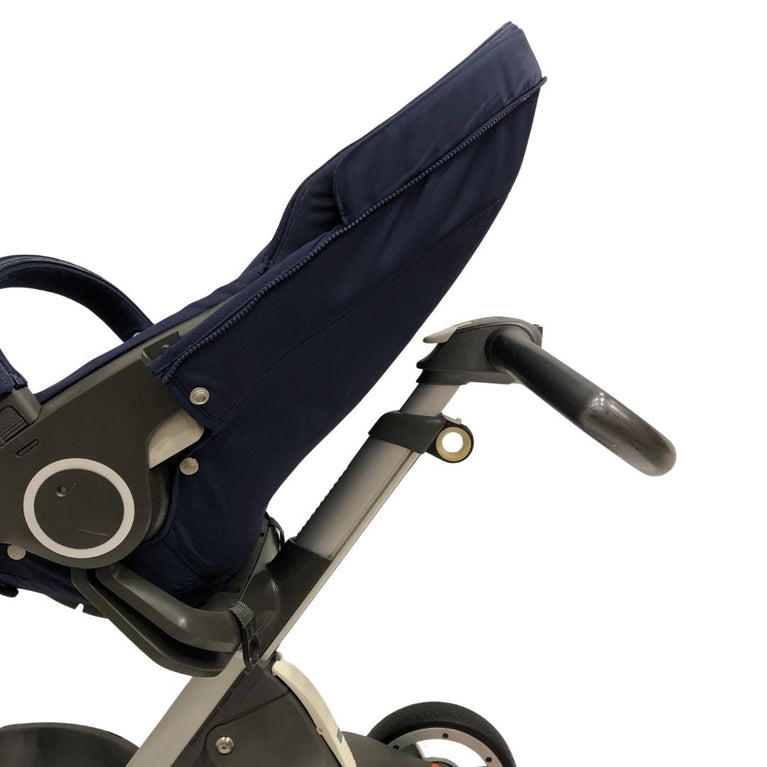 Stokke Xplory Travel System Bundle (Stroller+Bassinet+Car Seat+Carry Bags)- Navy Blue (2016)