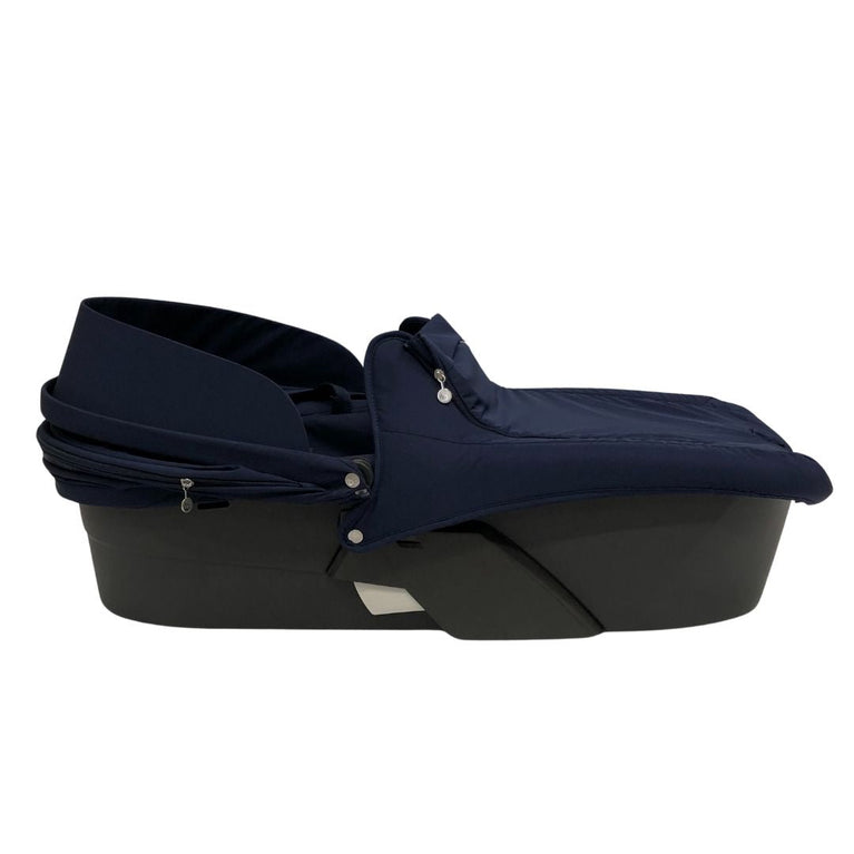 Stokke Xplory Travel System Bundle (Stroller+Bassinet+Car Seat+Carry Bags)- Navy Blue (2016)